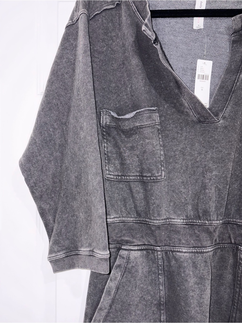 DAILY PRACTICE Acid-Washed Sweater Dress (M) - Picture 2 of 5